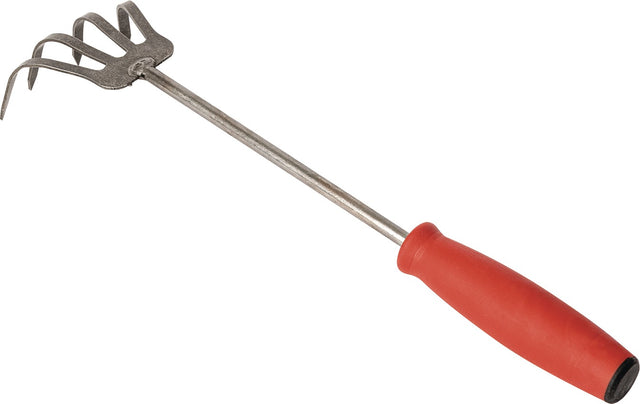 Handkultivator 100 mm 4 Zinken POLET – Ergonomischer Softgriff, geschmiedet in Belgien