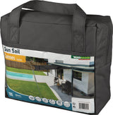 Sonnensegel CANNES QU 4x4 m anthrazit von WINDHAGER – UV-Schutz 50+, wind- und wasserabweisend