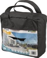 Sonnensegel CANNES RE 4x3 m anthrazit von WINDHAGER – UV-Schutz 50+, wind- und wasserabweisend