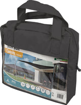 Sonnensegel CANNES DR 3x3 m anthrazit von WINDHAGER – UV-Schutz 50+, reißfest, inkl. Seil