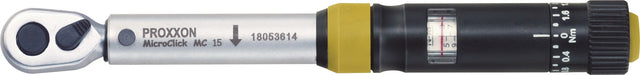 PROXXON Drehmomentschlüssel MC 15 1/4 Zoll 3–15 Nm mit Click-Signal und Feinjustierung