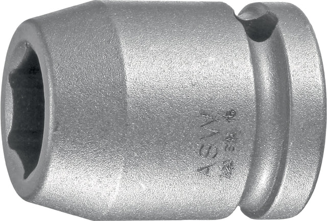 ASW Kraftschraubersteckschlüsseleinsatz 720 1/2 Zoll 6-Kant SW 10 mm – Sonderstahl, DIN 3121