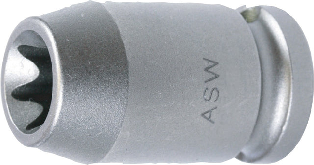 ASW Kraftschraubersteckschlüsseleinsatz 720 E 1/2 Zoll E 10, 38 mm, für Außen-TORX®