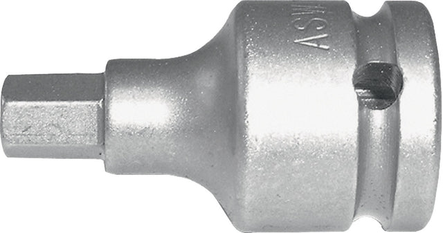 ASW Kraftschraubersteckschlüsseleinsatz 725 1/2 Zoll Innensechskant SW 5 mm, Länge 55 mm