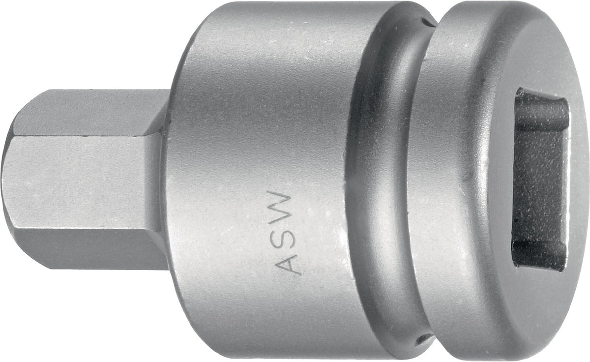 ASW Kraftschraubersteckschlüsseleinsatz 745 3/4 Zoll Innensechskant SW 14 mm, Länge 62 mm