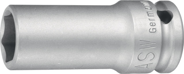 ASW Kraftschraubersteckschlüsseleinsatz 750 L 1 Zoll 6-Kant SW 24 mm, Länge 100 mm