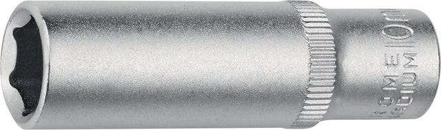 PROMAT Tiefbett-Steckschlüsseleinsatz 1/4 Zoll 6-kant lang SW 13 mm, Länge 50 mm