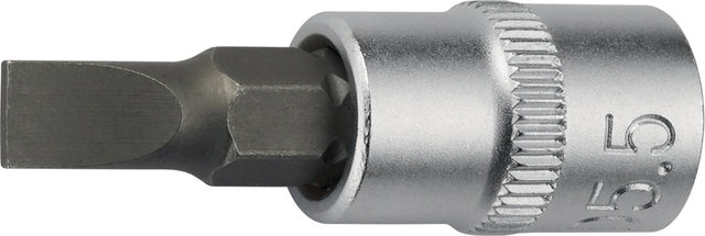 PROMAT Steckschlüsseleinsatz 1/4 Zoll Schlitz 4 mm Länge 32 mm