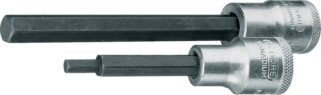 GEDORE Steckschlüsseleinsatz IN 19 1/2 Zoll Innen-6-kant SW 6 mm Länge 90 mm