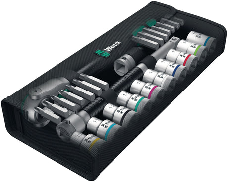 WERA Steckschlüsselsatz Zyklop Speed 28-tlg. 1/2 Zoll SW 10-19 mm 72 Zähne 6-Kant