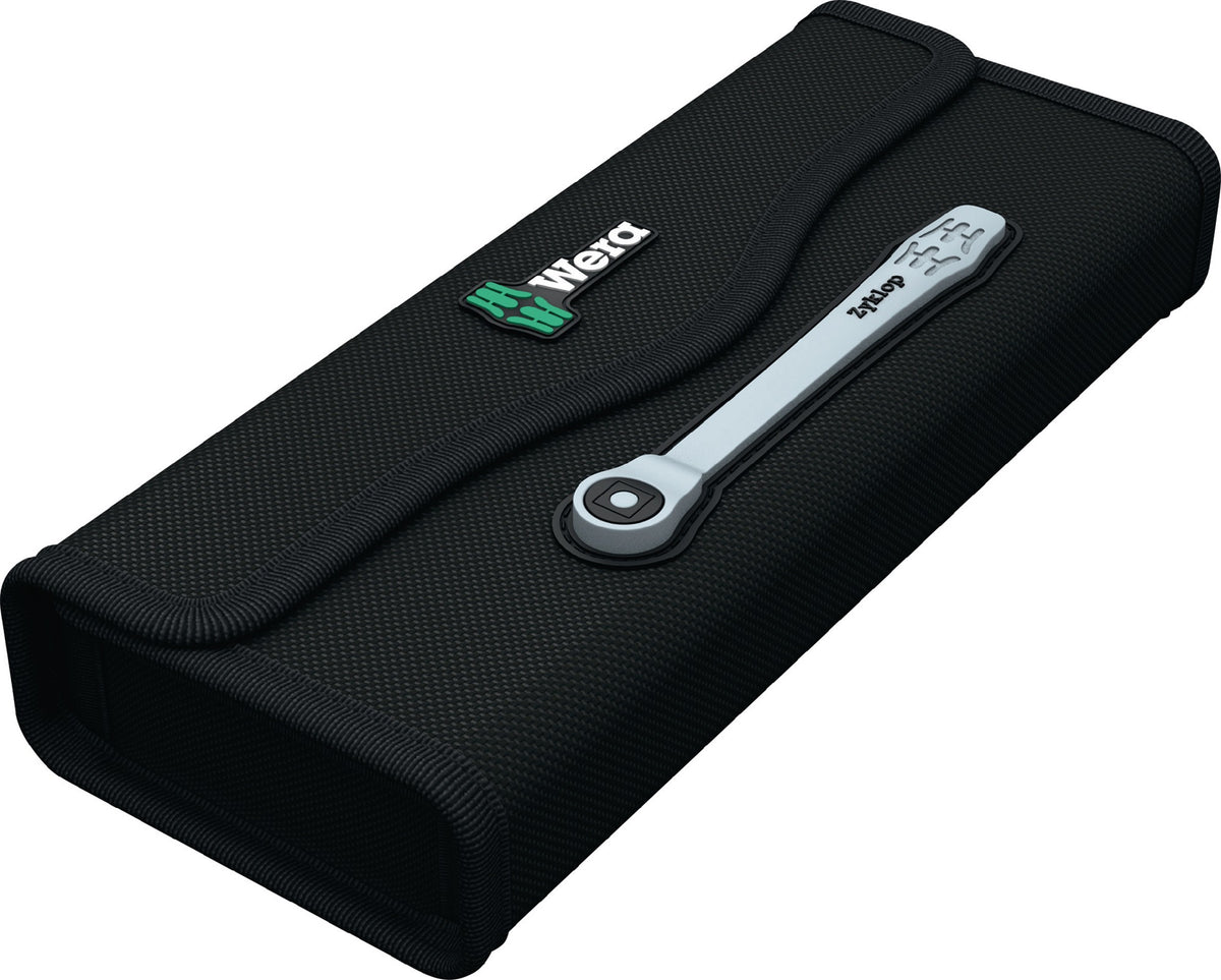 WERA Steckschlüsselsatz Zyklop Metal 29-tlg. 3/8 Zoll SW 8-19 mm mit 76-Zahn-Knarre