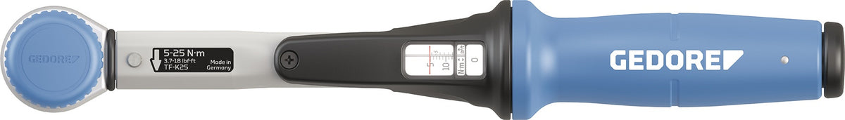 GEDORE Drehmomentschlüssel TF-K100 1/2 Zoll 20-100 Nm mit Knarrenfunktion