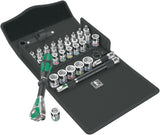 Wera Steckschlüsselsatz 8100 SB ALL-in Zyklop Speed 35-teilig 3/8 Zoll SW 6-19 mm