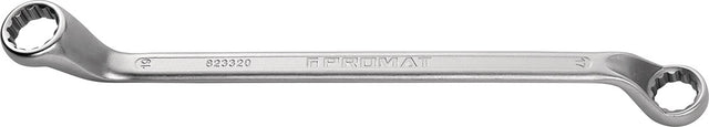 PROMAT Doppelringschlüssel 6x7 mm tief gekröpft, CV-Stahl verchromt, 168 mm