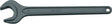 GEDORE Einmaulschlüssel 894 SW 8 mm, Länge 94 mm, phosphatiert, ohne Aufhängeloch, DIN 894