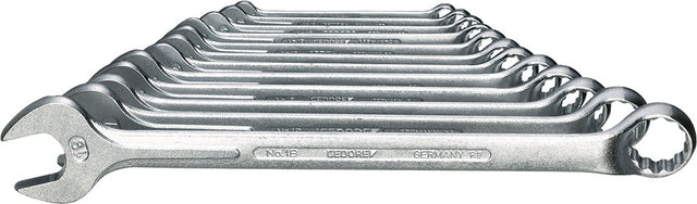 GEDORE Ringmaulschlüsselsatz 1 B-08 8-tlg. SW 10-24mm Form B CV-Stahl