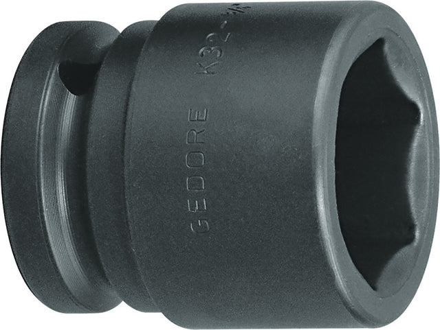 GEDORE Kraftschraubersteckschlüsseleinsatz K 19 1/2 Zoll SW 10 mm, Länge 38 mm, Sonderstahl brüniert
