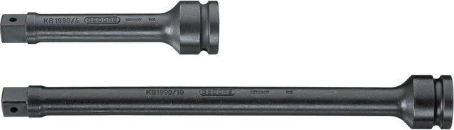 GEDORE Verlängerung für Kraftschrauber KB 1990, 1/2 Zoll Vierkantantrieb, 125 mm, Sonderstahl