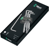 WERA Winkelschraubendrehersatz 950 PKL 7-teilig mit Kugelkopf SW 1,5-6 mm im Kunststoffhalter