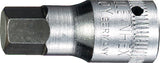 STAHLWILLE Steckschlüsseleinsatz 44 K 1/4 Zoll Innen-6-kant 3 mm Länge 28 mm