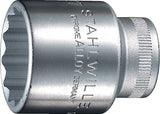 STAHLWILLE Steckschlüsseleinsatz 50 1/2 Zoll 12-kant SW 8 mm Länge 38 mm