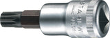 STAHLWILLE Steckschlüsseleinsatz 54 X 1/2 Zoll Innen-Vielzahn M5 L.60mm – Chrom-Alloy-Stahl