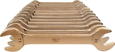 ENDRES TOOLS Doppelmaulschlüsselsatz 12-teilig SW6-32 mm Aluminium-Mehrstoff-Bronze funkenfrei