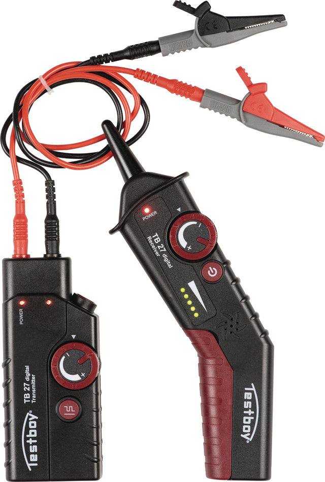 Testboy 27 Digital Leitungssucher-Set – Leitungen & Kabel präzise orten, fremdspannungsgeschützt bis 400 V