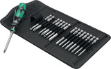 WERA Schraubendrehersatz KK 60 17-tlg. mit Handhalter, Wechselklingen und Rapidaptor-Technologie