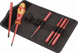 WERA Schraubendrehersatz KK VDE 7 extra slim 1 7-teilig Schlitz/PH/PZD/S/TX VDE