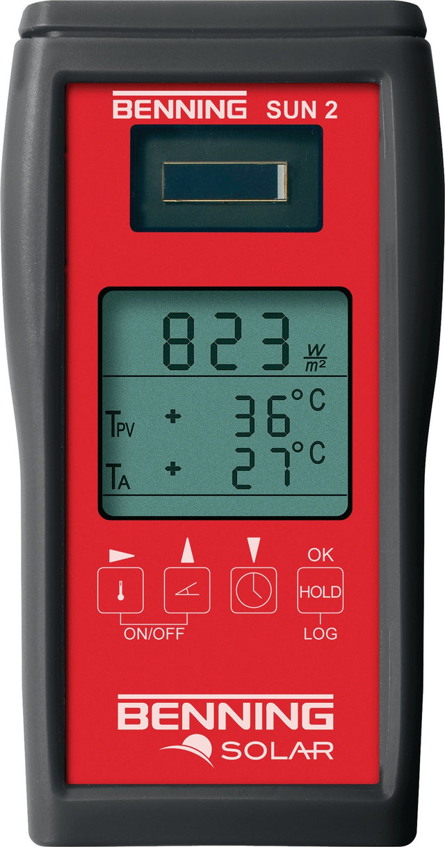 BENNING SUN 2 Einstrahlungs-/Temperaturmessgerät für präzise PV-Messungen