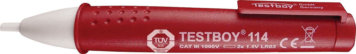 Spannungstester TB 113 von TESTBOY – Berührungslose Spannungsprüfung 12-1000 V AC