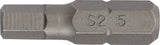 PROMAT Bit P829174 1/4 Zoll 2mm L.25mm für Innensechskant-Schrauben, 10er-Pack