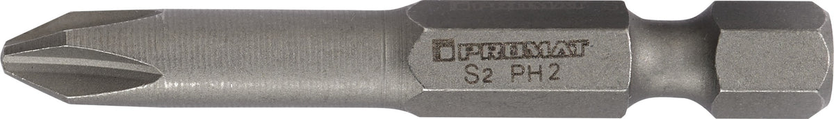 PROMAT Bit P829113 1/4 Zoll PH 1, 25 mm, S2-Stahl