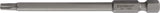 PROMAT Bit T7 mit Bohrung 1/4 Zoll 25 mm S2-Stahl für TORX-Schrauben
