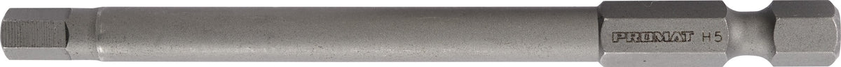 PROMAT Bit P829174 1/4 Zoll 2mm L.25mm für Innensechskant-Schrauben, 10er-Pack