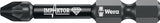 WERA Bit 851/1 IMP DC PH2, 25 mm, 1/4 Zoll C6,3 Impaktor, diamantbeschichtet, 10er Box