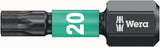WERA Bit 851/1 IMP DC PH2, 25 mm, 1/4 Zoll C6,3 Impaktor, diamantbeschichtet, 10er Box