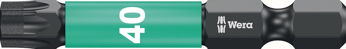 WERA Bit 851/1 IMP DC PH2, 25 mm, 1/4 Zoll C6,3 Impaktor, diamantbeschichtet, 10er Box