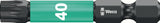 WERA Bit 851/1 IMP DC PH2, 25 mm, 1/4 Zoll C6,3 Impaktor, diamantbeschichtet, 10er Box