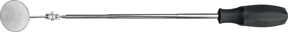 HESSE Inspektionsspiegel mit Teleskopgriff, 30 mm Spiegel-Ø, Länge 240–680 mm, Gelenk und Glasspiegel, 2K-Kunststoff