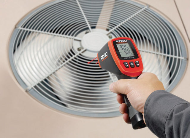 RIDGID Infrarotthermometer micro IR-200 –50 bis 1200 °C, Laserklasse 2, 30:1 Messverhältnis