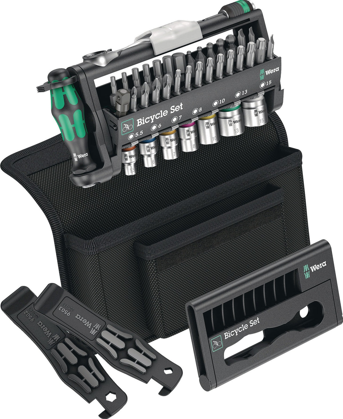 WERA Bit-/Steckschlüsselset Bicycle Set 3 41-teilig für Fahrradservice