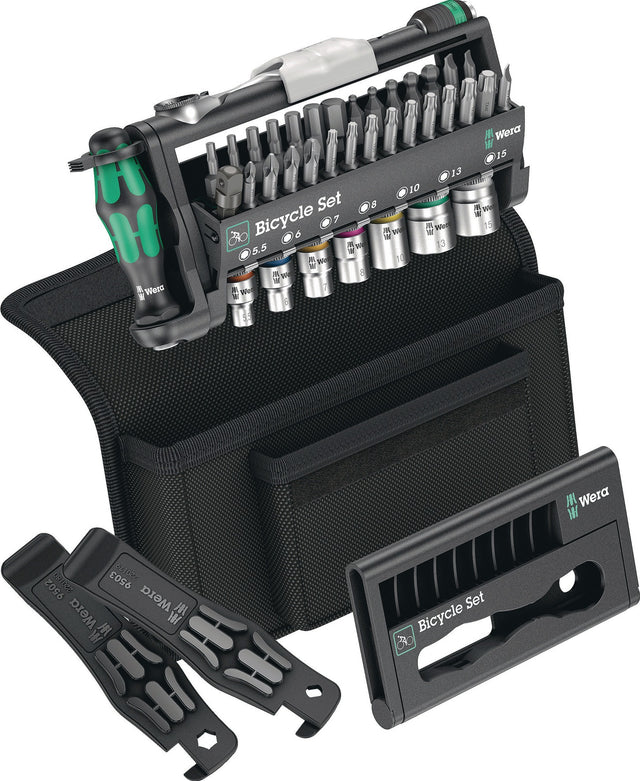 WERA Bit-/Steckschlüsselset Bicycle Set 3 41-teilig für Fahrradservice