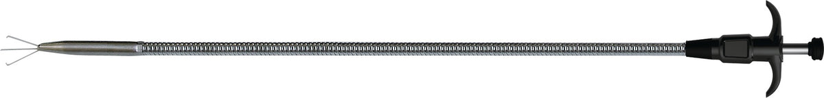 Krallengreifer HESSE mit flexibler Welle und 3 Greifbacken, Gesamtlänge 250 mm
