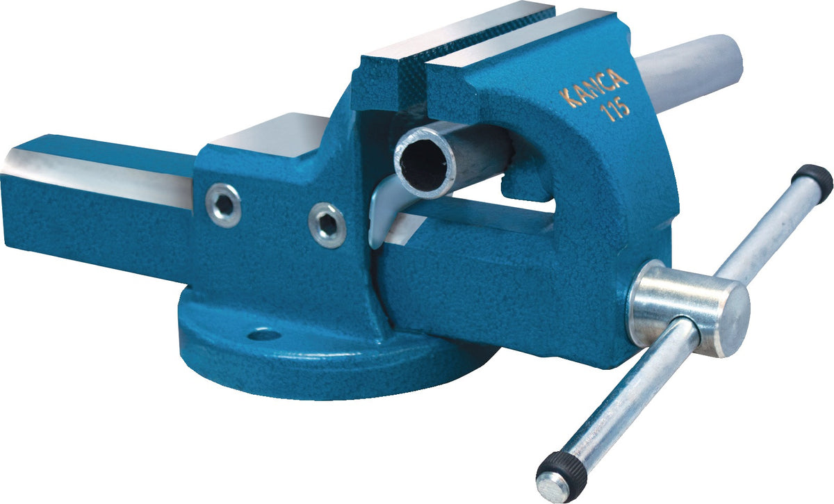 KANCA Parallelschraubstock Fortissimo Fix, geschmiedet, Backenbreite 115 mm, Spannweite 140 mm
