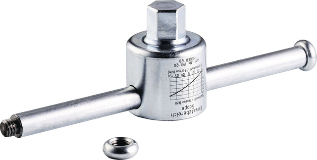 HEUER Sechskantaufsatz Backen-B. 120 mm – Stahl, gehärtet + verzinkt für Parallelschraubstock
