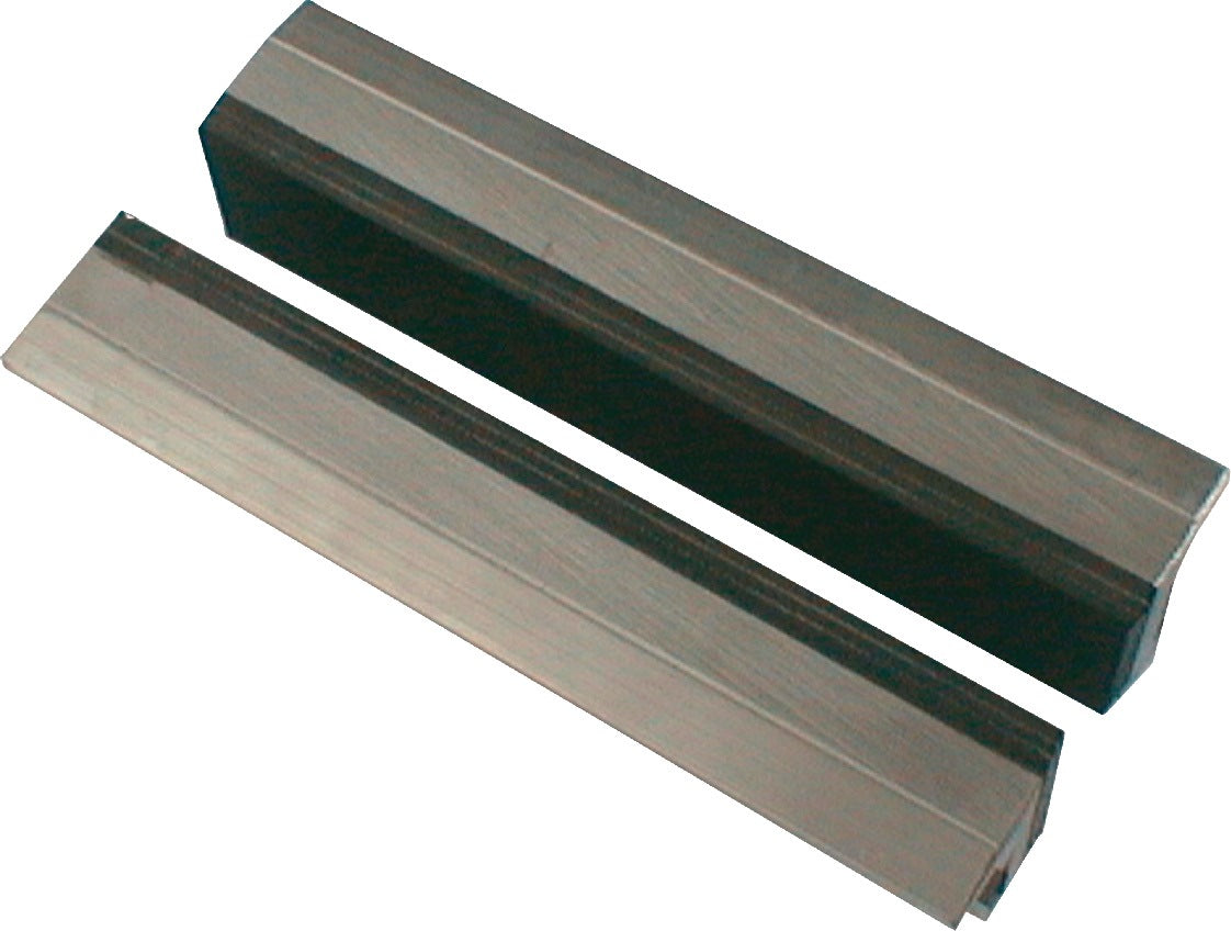 HAARHAUS Schraubstockschutzbacke 47/5 G mit Gummibelag und Magnethalterung, 100 mm Backenbreite, Aluminium