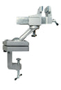UNISPANN Feinmechanikerschraubstock mit Kugelgelenk, 360° drehbar, 70 mm Spannweite, Klemmbügel