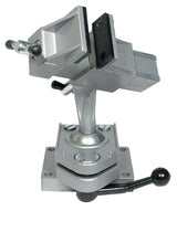 UNISPANN Feinmechanikerschraubstock mit Kugelgelenk, 360° drehbar, 70 mm Spannweite, Klemmbügel